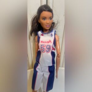 Barbie Made to Move Doll,  Basketball Player, with Extra Flexibility. No BALL